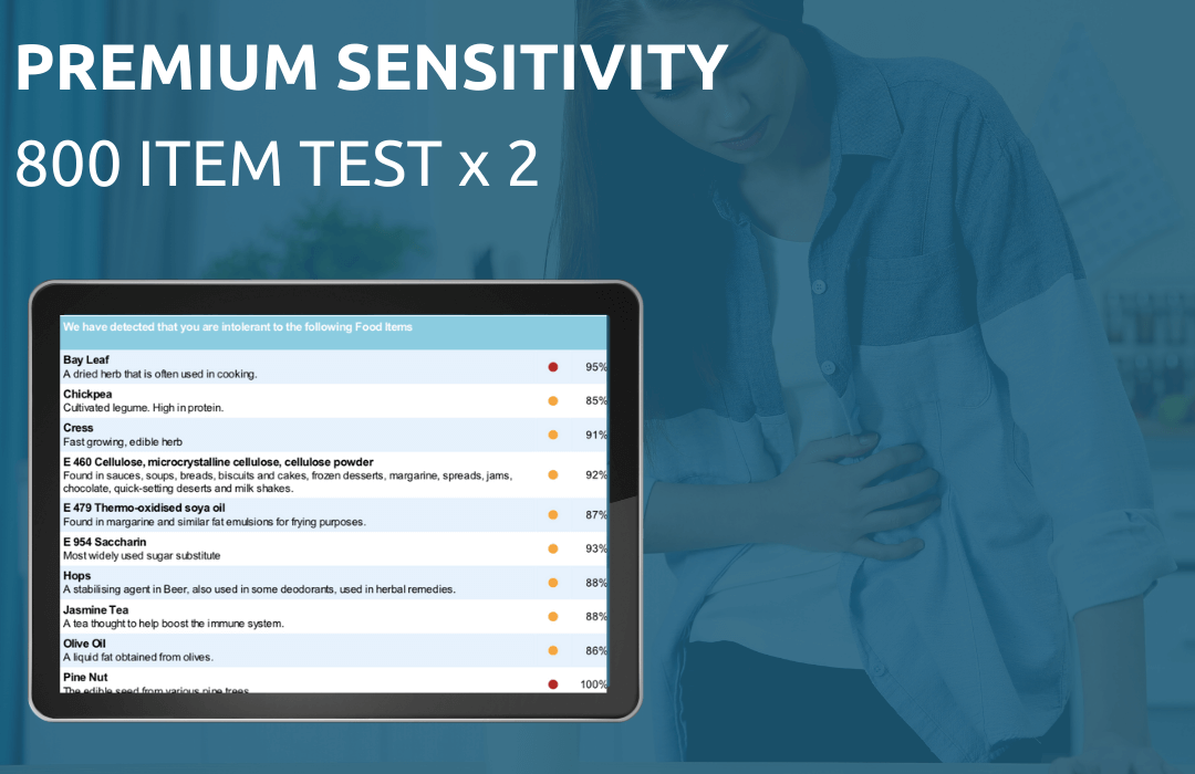 Elimination diet following an allergy or intolerance test TMA PREMIUM 800 2021 v2 BLUE COUP
