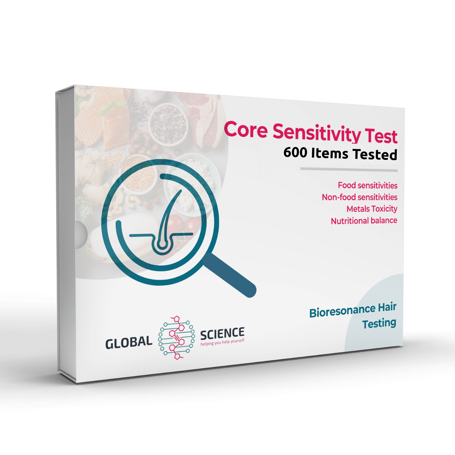 Our 600 items tested Core sensitivity test