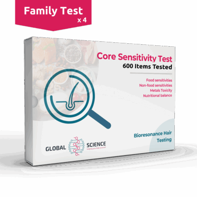 Our 600 items tested Core sensitivity test, family pack